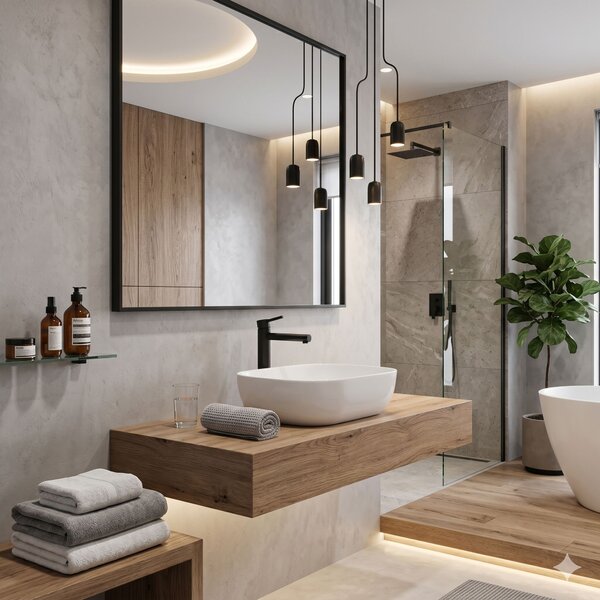 Countertop Basin Rea Mona Slim