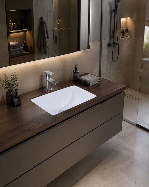 Inset washbasin Rea Adela