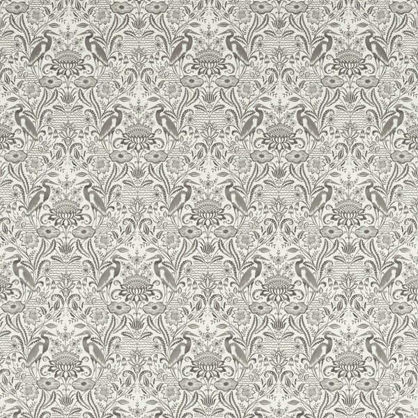 Nakuru Curtain Fabric Charcoal Linen