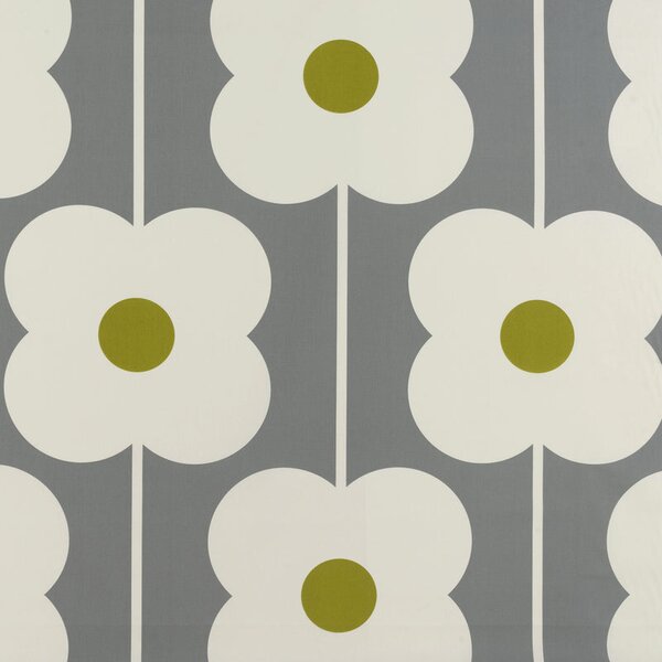 Orla Kiely - Abacus Flower Fabric Olive
