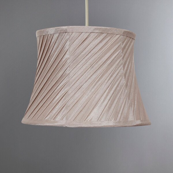 Twisted Pleat Candle Shade Champagne Cream