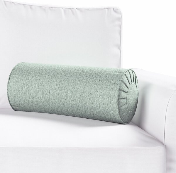 Bolster cushion with pleats