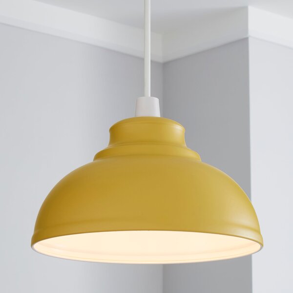 Galley Ochre Easy Fit Pendant Yellow