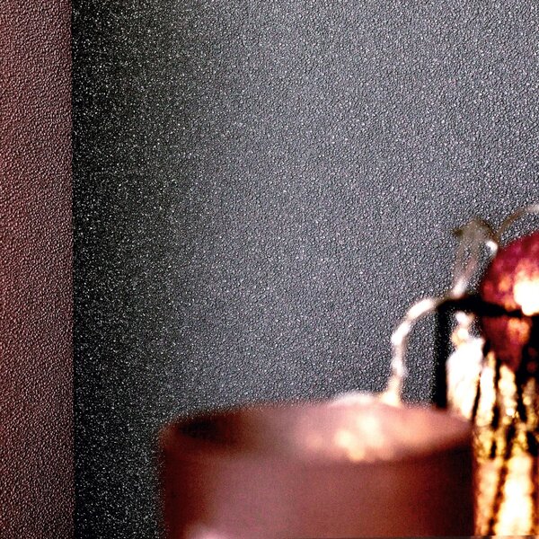 2 pcs Non-woven Wallpaper Rolls Plain Shimmer Dark Grey 0.53x10 m
