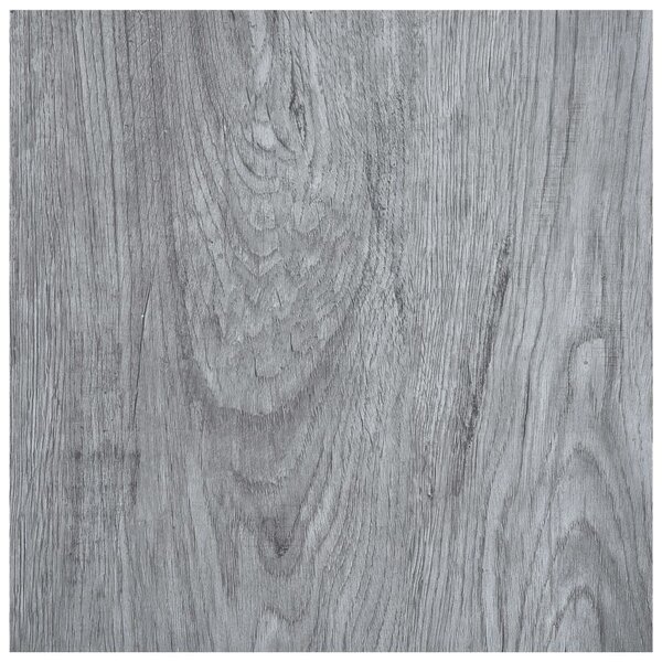 Self-adhesive Flooring Planks 5.11 m² PVC Light Grey