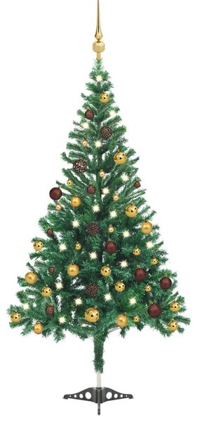 Artificial LED Christmas Tree With Ball Set