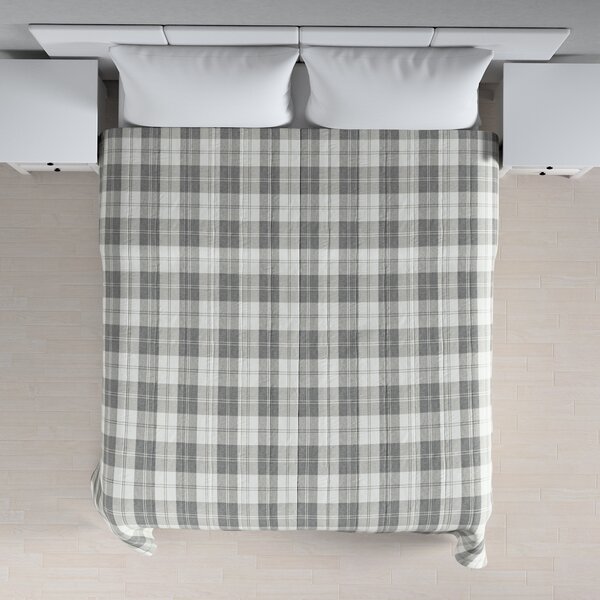 Stripe quilted throw