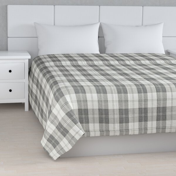 Stripe quilted throw
