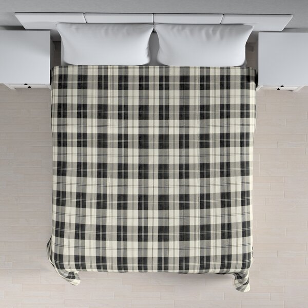 Stripe quilted throw