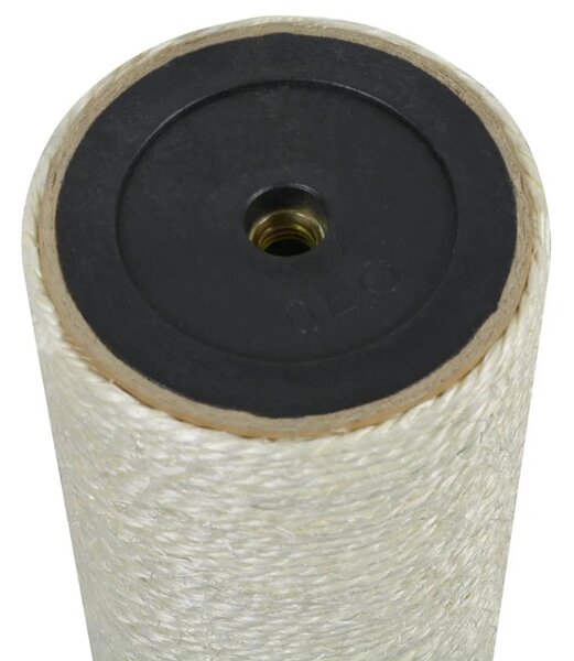 Cat Scratching Post 8x45 cm 10 mm Beige