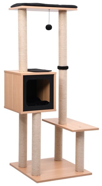 Cat Tree with Sisal Scratching Mat 129 cm