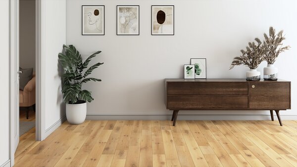 Solid Wood Pale Oak Flooring