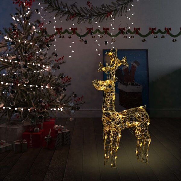 Decorative Acrylic Lighted Christmas Reindeer