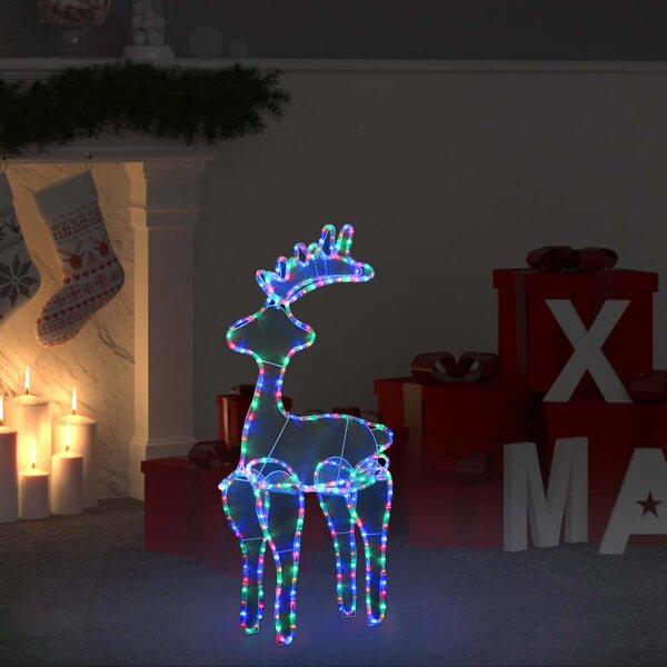 Decorative Lighted Mesh Christmas Reindeer