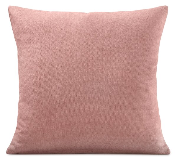 Velvet Chenille Filled Cushion 18x18 Blush