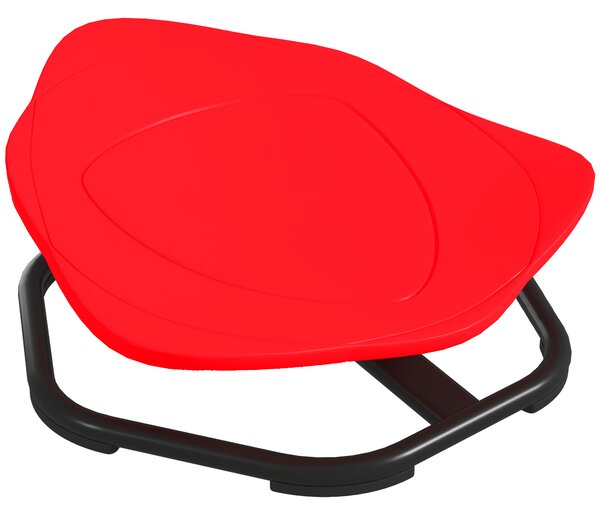 AIYAPLAY Spinning Chair for Autism Sit and Spin, Coordination & Balance, Sensory Spinning Chair for Toddlers 3-6 Years, Red Aosom UK