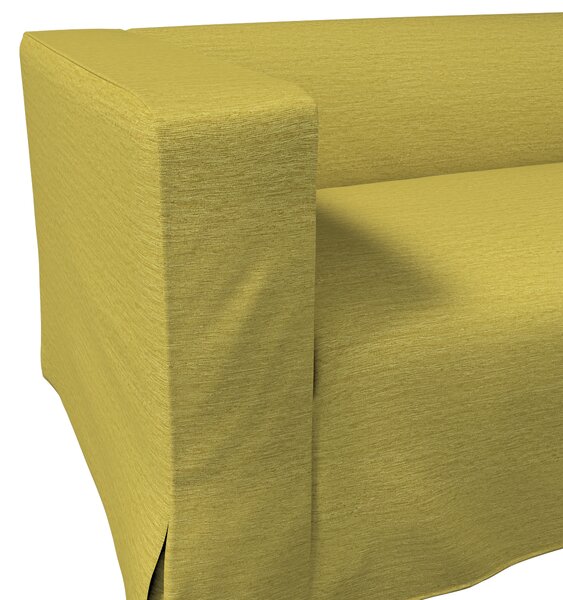 Klippan 2-seater floor length sofa cover with box pleats