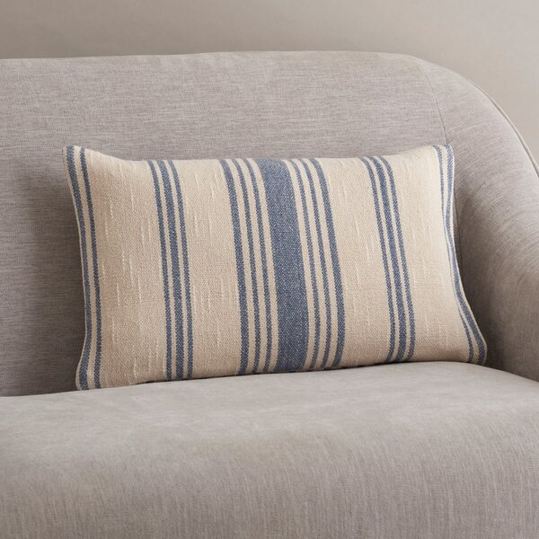 Churchgate Drayton Stripe Cushion Blue