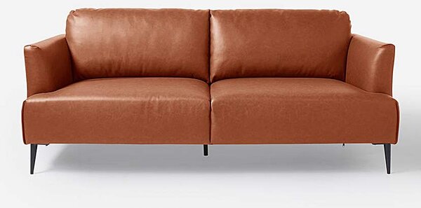 Attica Faux Leather 3 Seater Sofa