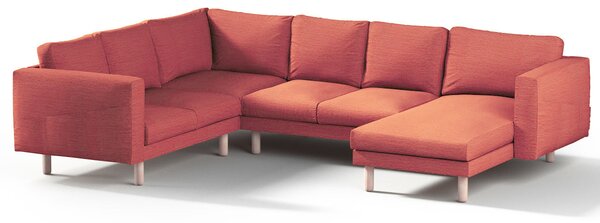 Norsborg 5-seat corner sofa with chaise longue cover