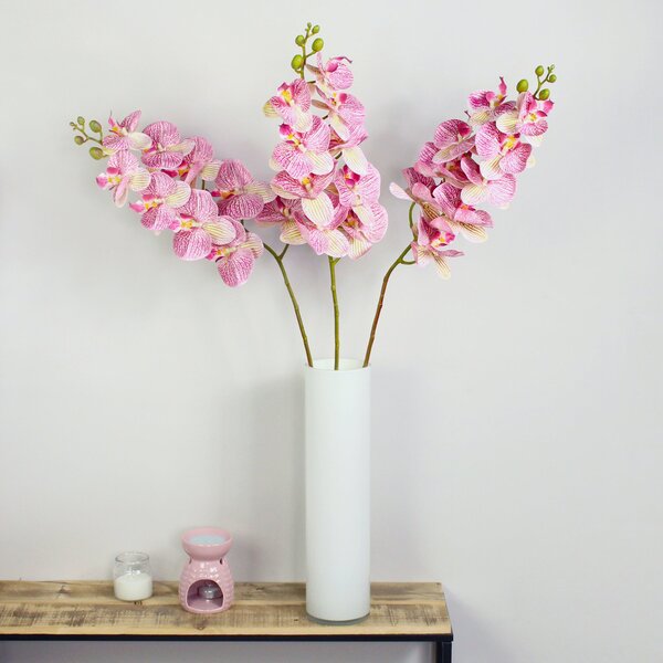 Pink Real Touch Phalaenopsis 3 Pack Pink