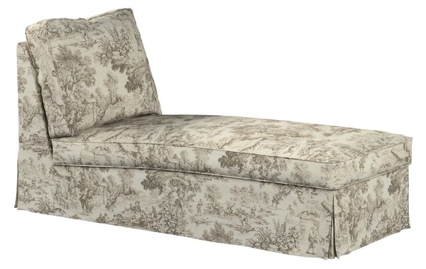 Ektorp chaise longue cover (with a straight backrest)