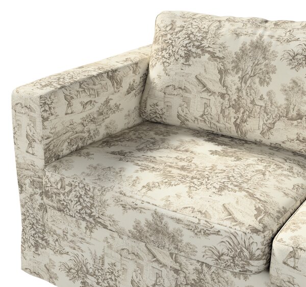 Floor length Karlstad 2-seater sofa cover