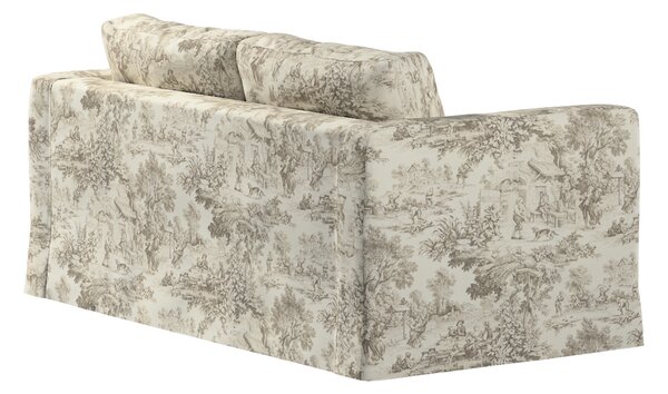 Floor length Karlstad 2-seater sofa cover