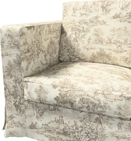 Floor length Karlanda 3-seater sofa cover