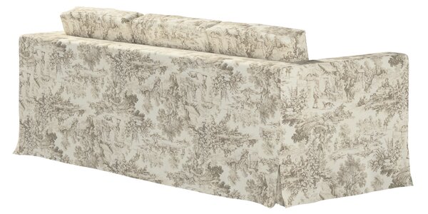 Floor length Karlanda 3-seater sofa cover