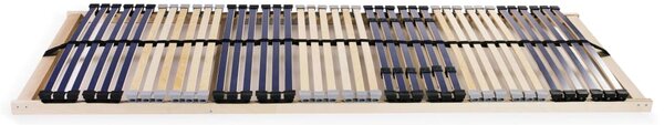 Slatted Bed Base without Mattress with 42 Slats 7 Zones 80x200 cm