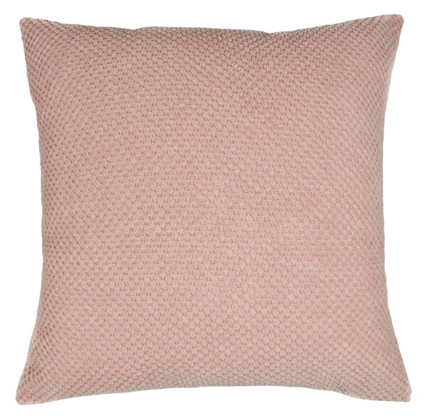 Chenille Spot Cushion Blush (Pink)