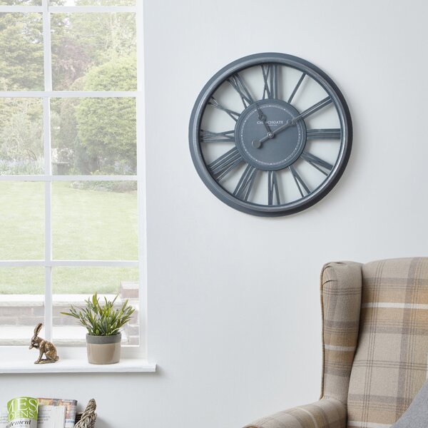 Churchgate 51cm Numeral Wall Clock Grey Grey