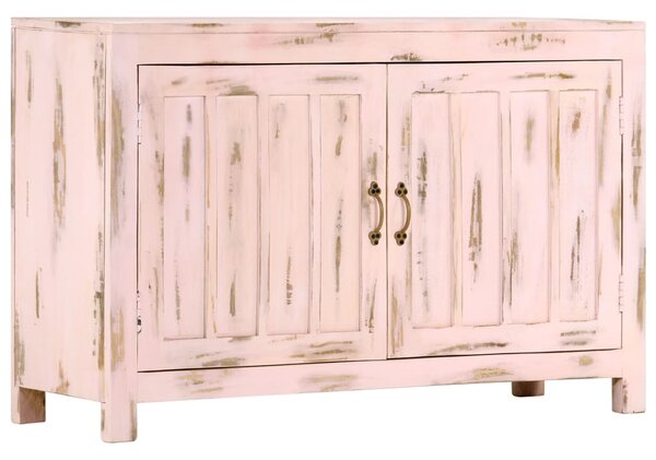 Sideboard Light Pink 110x35x70 cm Solid Mango Wood