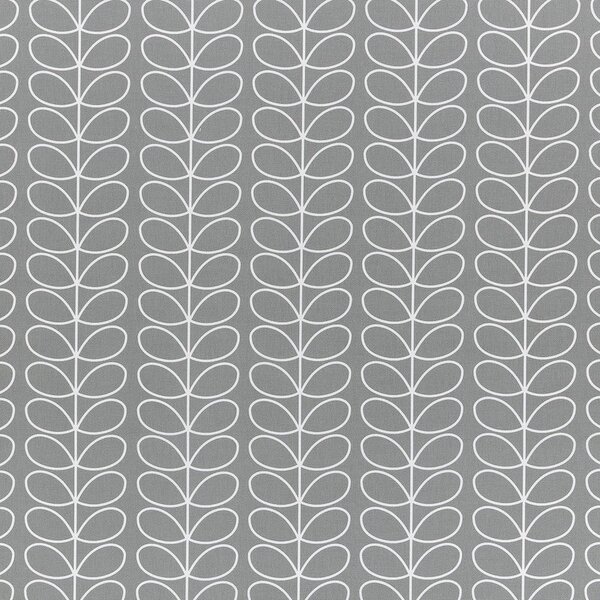 Orla Kiely - Linear Stem Fabric Silver