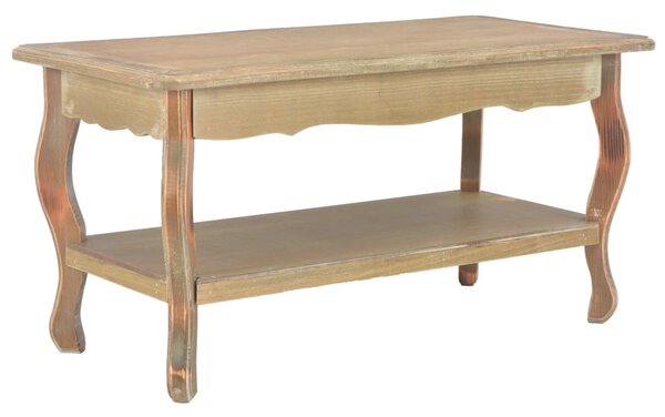 Coffee Table 87.5x42x44 cm Solid Pine Wood