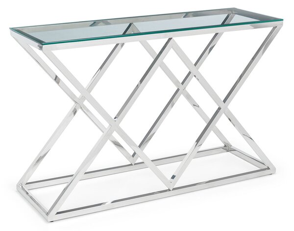 Biarritz Glass Top Console Table