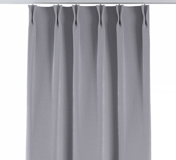 Double pinch pleat curtain