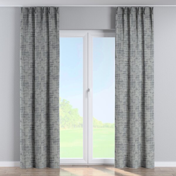 Double pinch pleat curtain