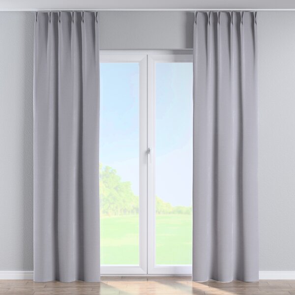 Double pinch pleat curtain
