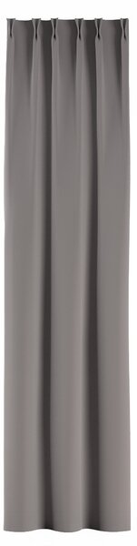 Double pinch pleat curtain