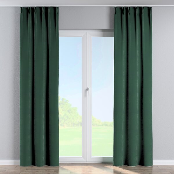 Double pinch pleat curtain