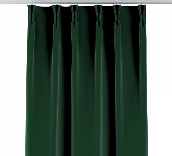 Double pinch pleat curtain