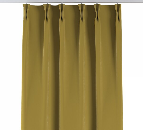 Double pinch pleat curtain