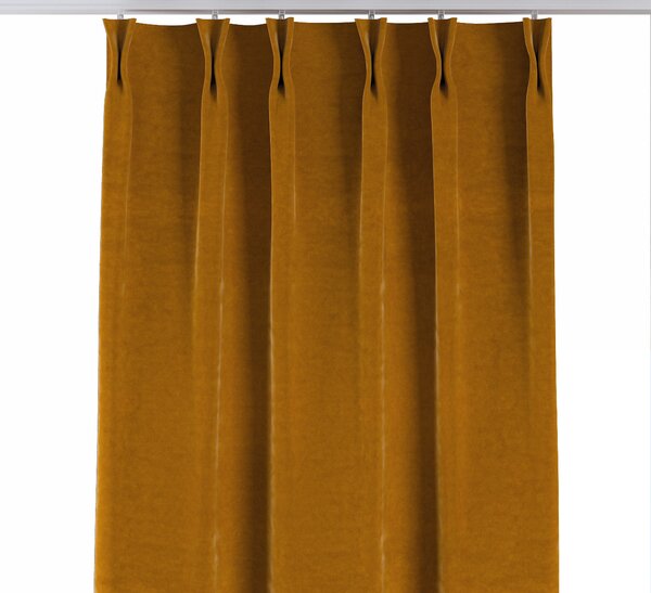Double pinch pleat curtain