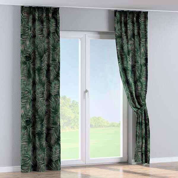 Double pinch pleat curtain