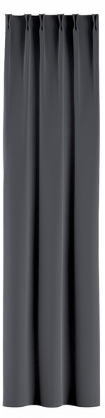 Double pinch pleat curtain
