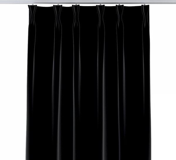Double pinch pleat curtain