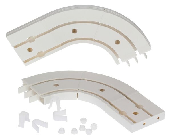 Set or 2 Duo Curtain Track Arches (Rail-end Arch)
