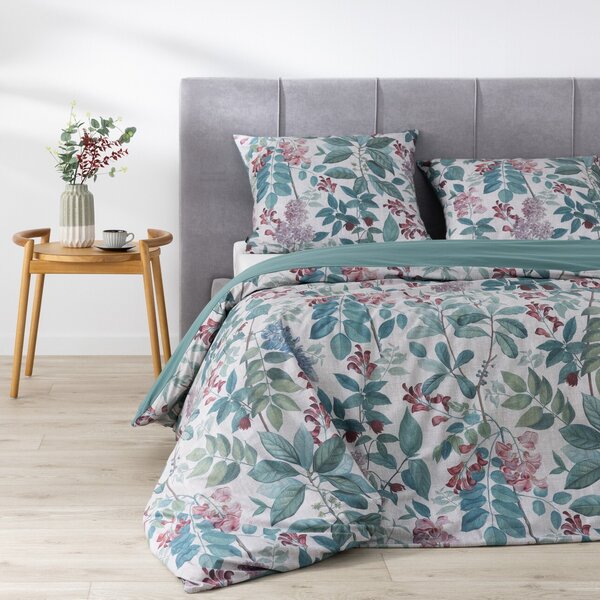 Cotton bed linen Leafy Charm 160x200cm